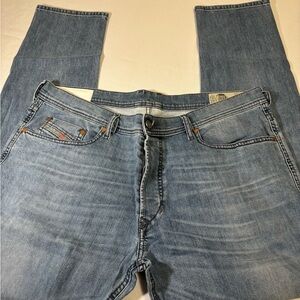 Diesel Men's Straight Blue Jeans